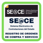 seace registro de ordenes de compra y servicio