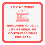 reglamento de la ley general de contrataciones publicas
